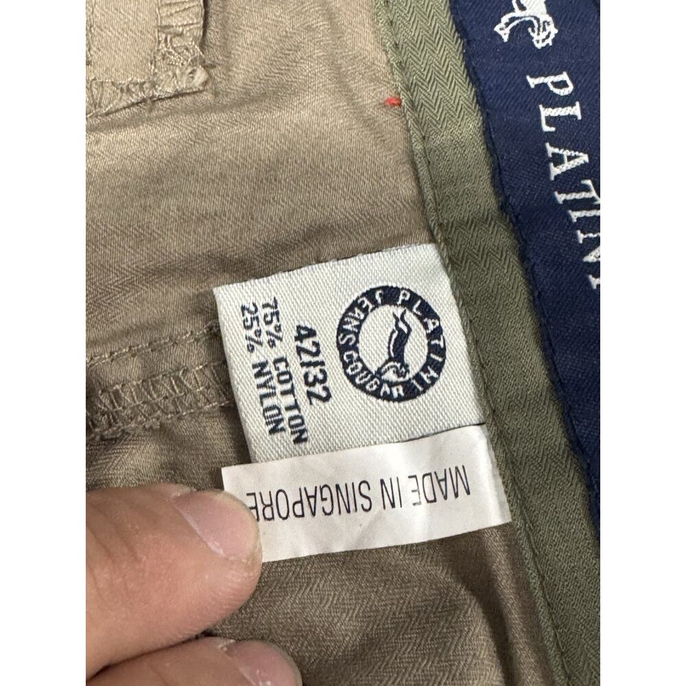 NWT Platini Jeans Cougar Men's Tan 42/32 Cargo Parachute Pants Gorpcore Outdoor - Picture 7 of 11